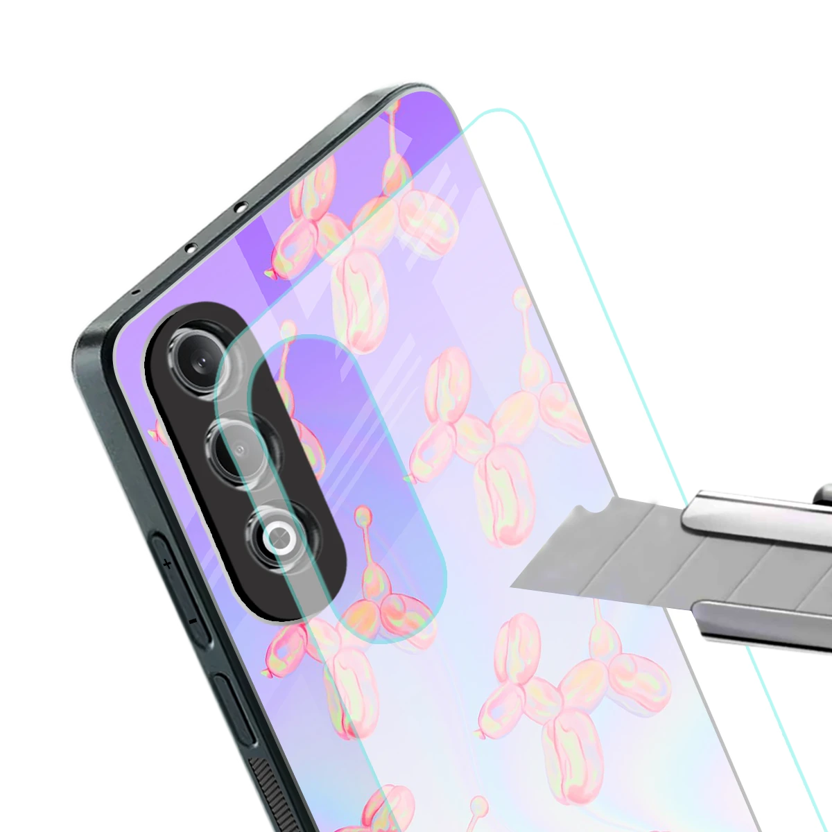 Unicorn Dreams stylish phone case for oneplus nord ce 4 | glossy glass and slim fit