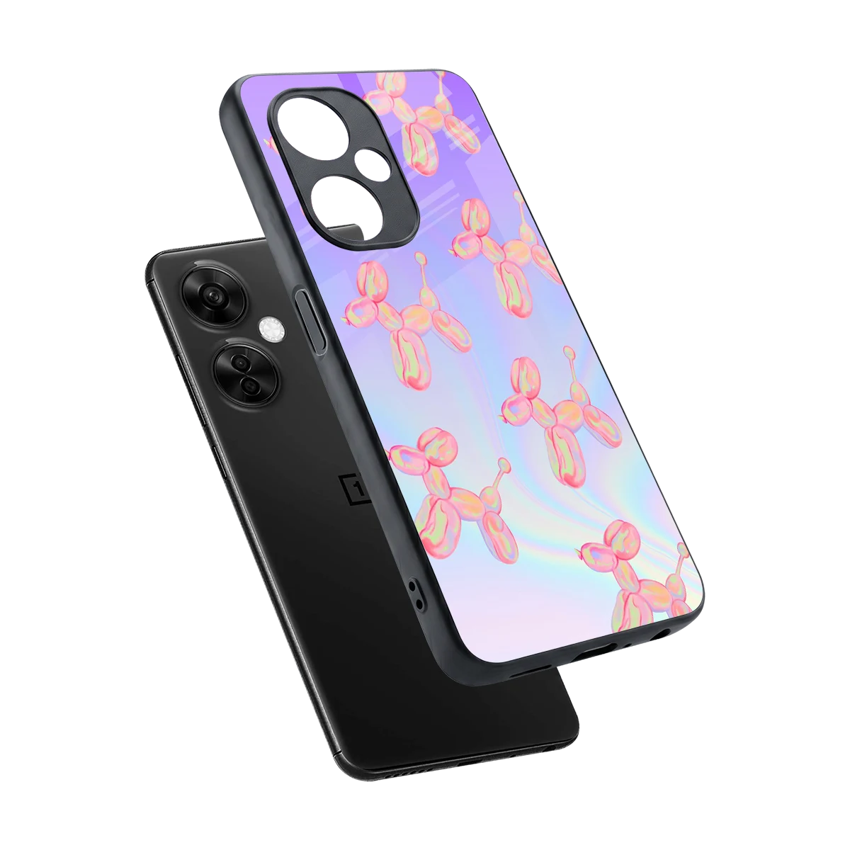 Unicorn Dreams sleek oneplus nord ce 3 lite cover with tempered glass back and TPU edges