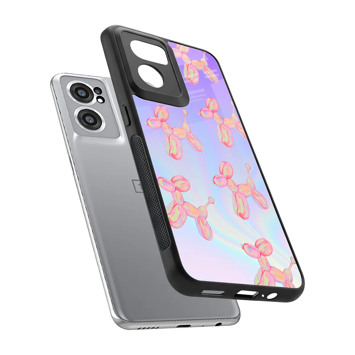 Unicorn Dreams sleek oneplus nord ce 2 cover with tempered glass back and TPU edges