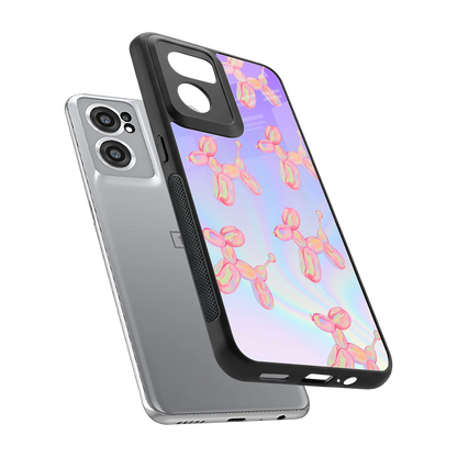 Unicorn Dreams sleek oneplus nord ce 2 cover with tempered glass back and TPU edges