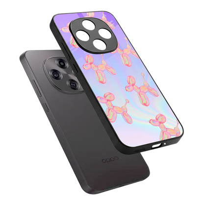 Unicorn Dreams sleek oppo f31 pro 5g cover with tempered glass back and TPU edges
