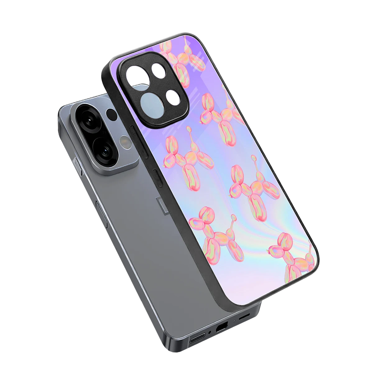 Unicorn Dreams sleek oppo k13 5g cover with tempered glass back and TPU edges