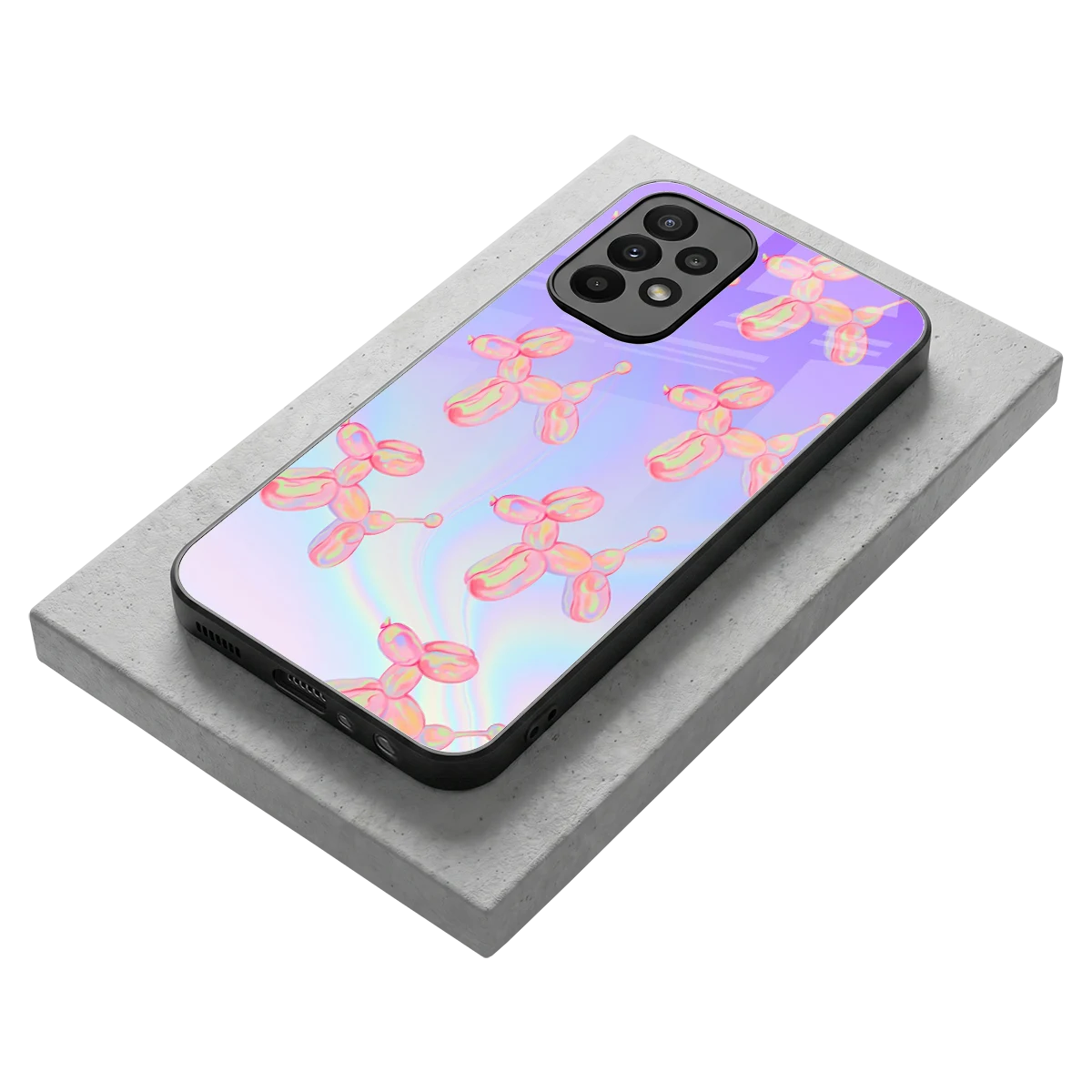 Unicorn Dreams stylish phone case for samsung galaxy a23 | glossy glass and slim fit