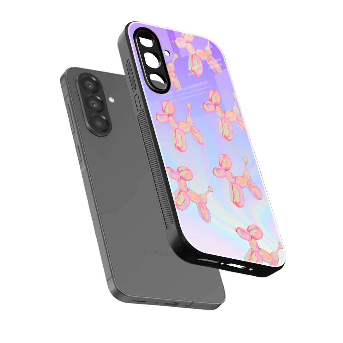 Unicorn Dreams sleek samsung galaxy a17 5g cover with tempered glass back and TPU edges
