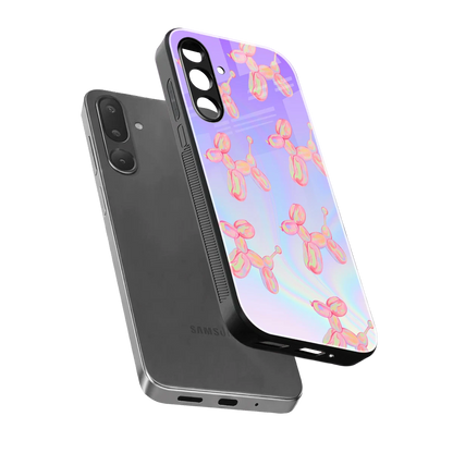 Unicorn Dreams sleek samsung galaxy m36 5g cover with tempered glass back and TPU edges