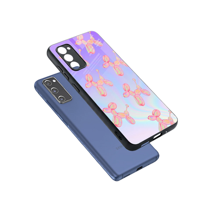 Unicorn Dreams sleek samsung galaxy s20 fe cover with tempered glass back and TPU edges