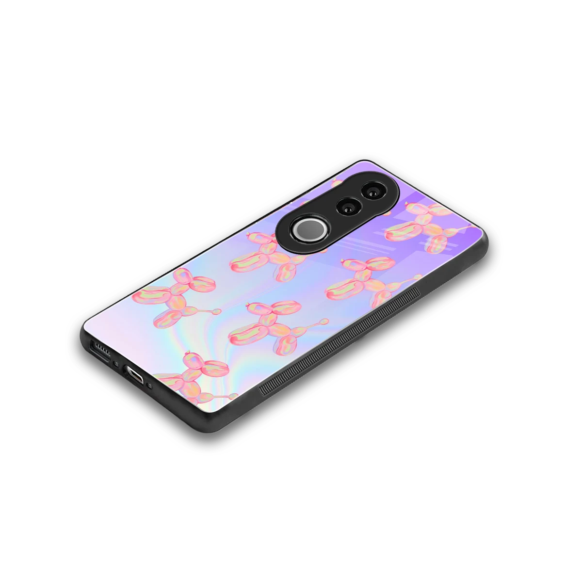 Unicorn Dreams stylish phone case for vivo v50 | glossy glass and slim fit