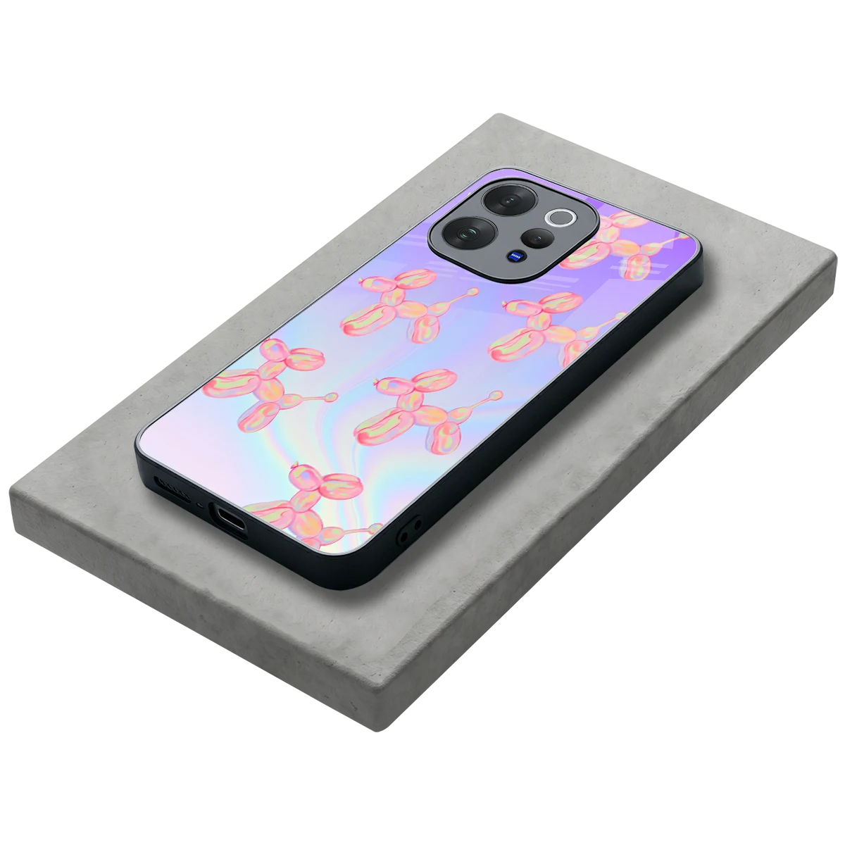 Unicorn Dreams stylish phone case for vivo v70 | glossy glass and slim fit