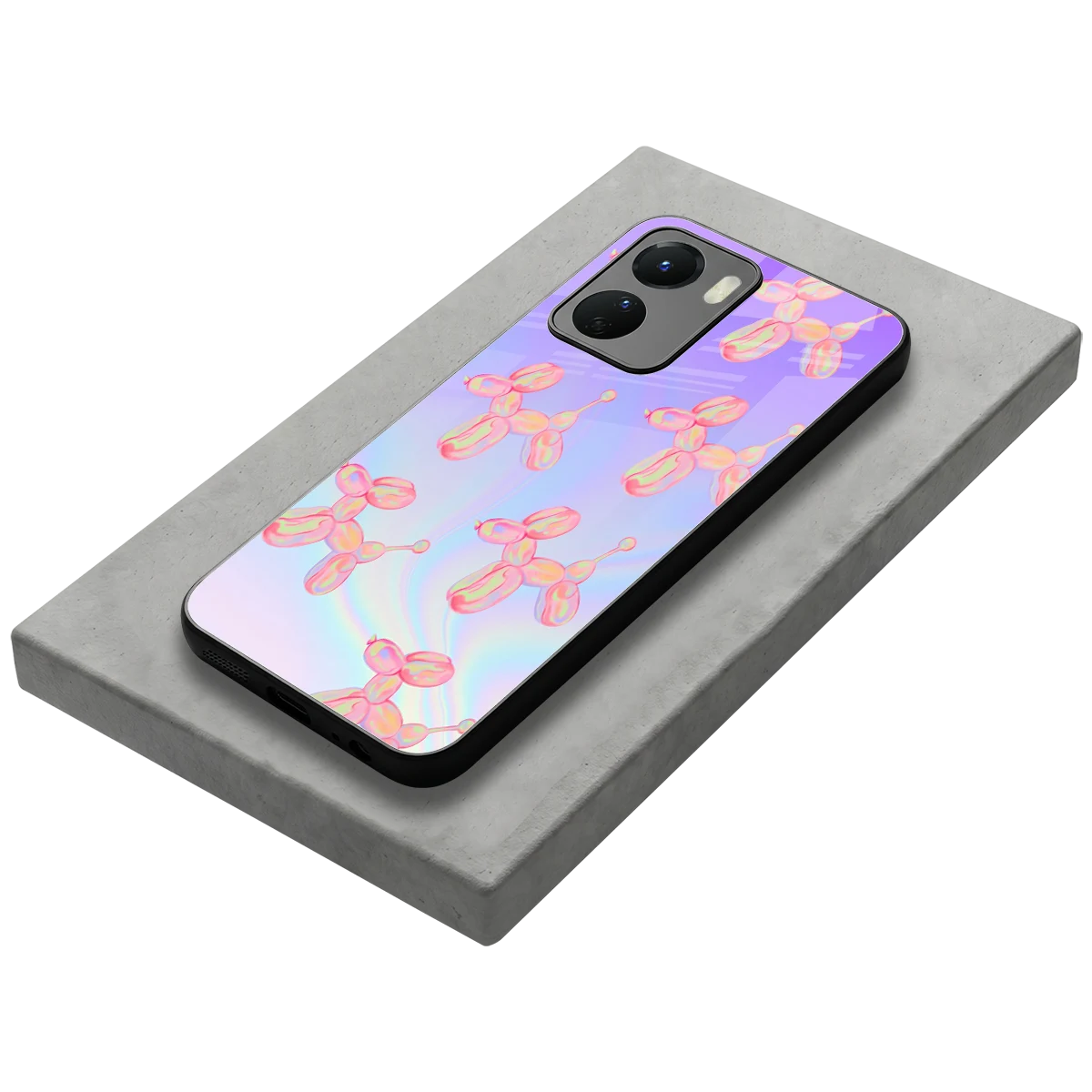 Unicorn Dreams stylish phone case for vivo y16 | glossy glass and slim fit