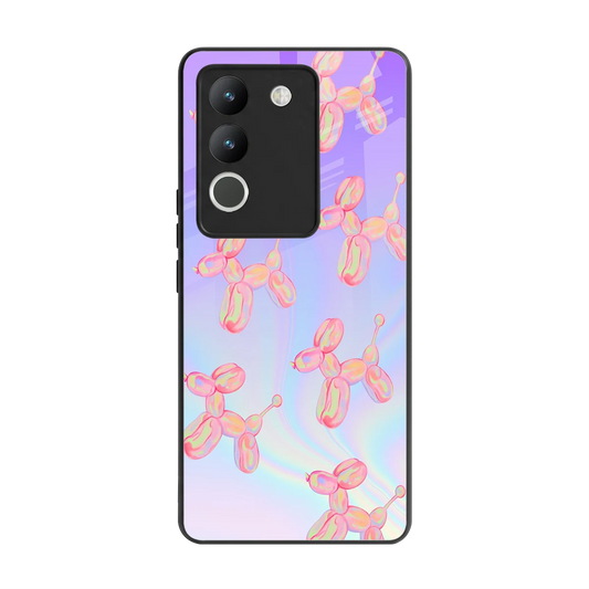 Unicorn Dreams back phone cover | glass case for vivo y200 5g