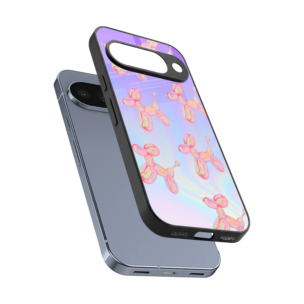 Unicorn Dreams sleek google pixel 10 cover with tempered glass back and TPU edges