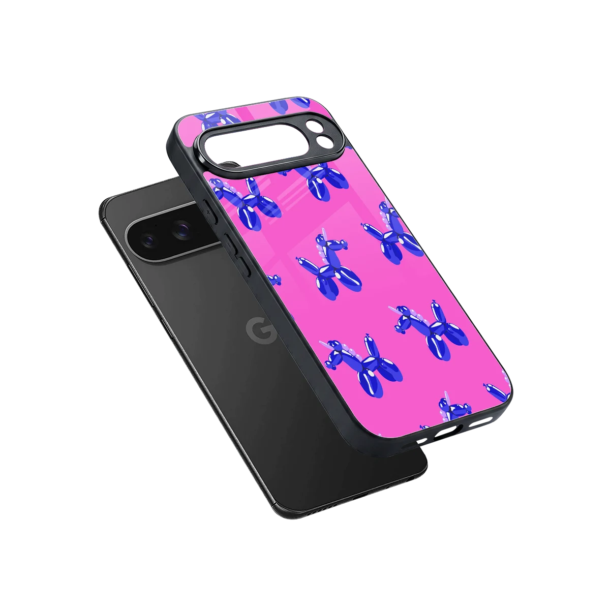 Unicorn sleek google pixel 10 pro xl cover with tempered glass back and TPU edges