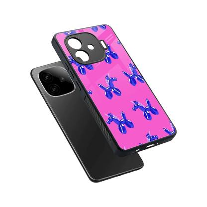 Unicorn sleek iqoo neo 10r 5g cover with tempered glass back and TPU edges
