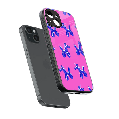 Unicorn sleek iphone 13 cover with tempered glass back and TPU edges