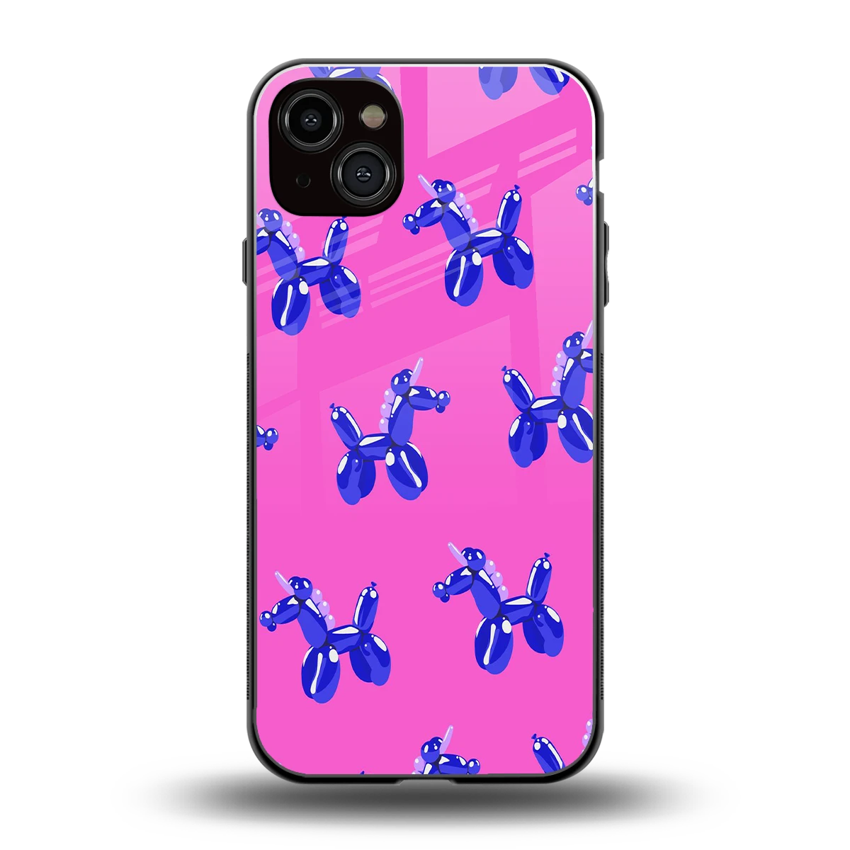 Unicorn back phone cover | glass case for iphone 14 plus