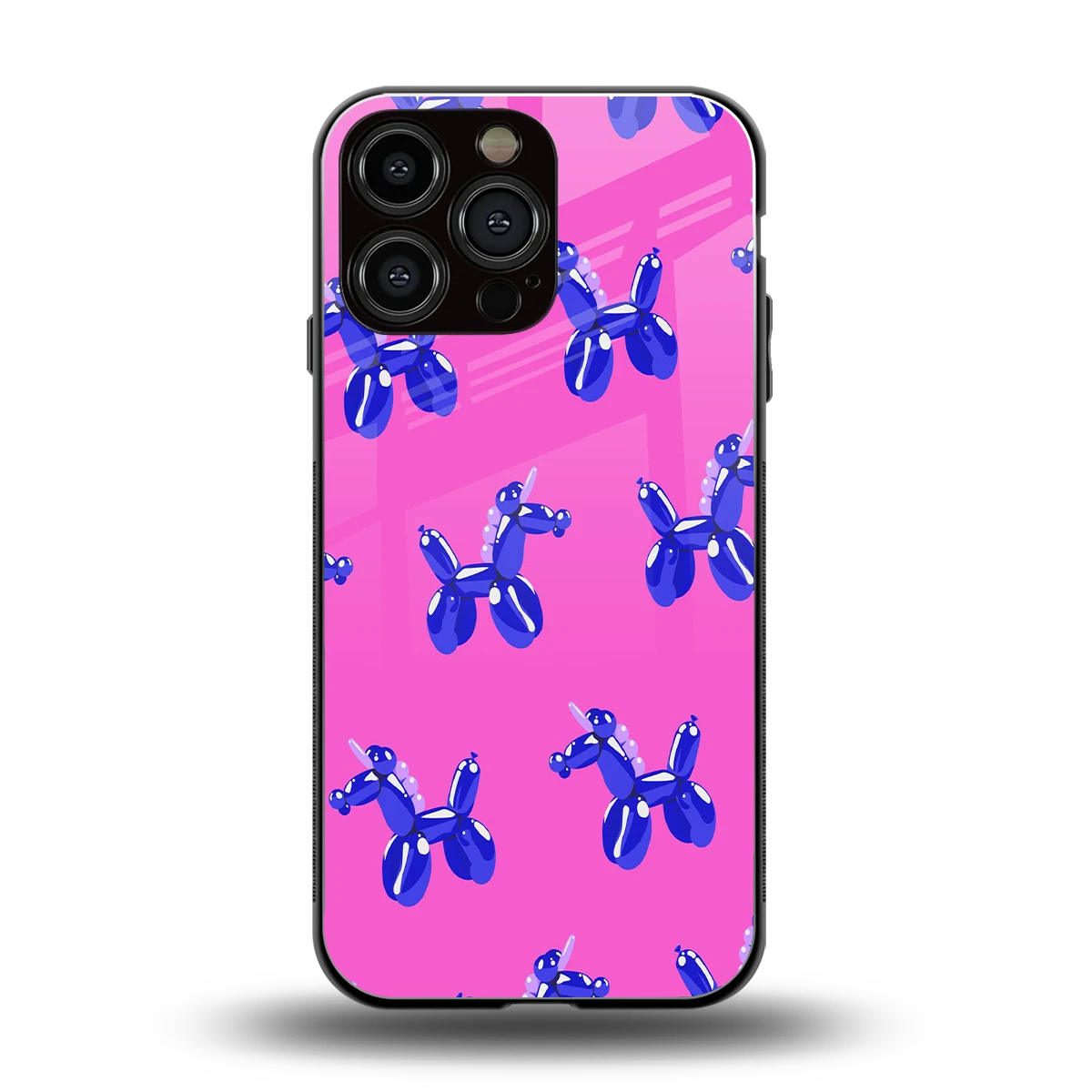 Unicorn back phone cover | glass case for iphone 15 pro max