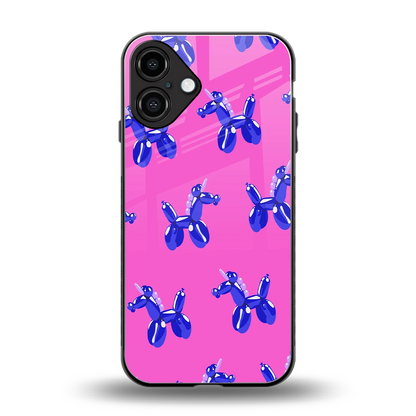 Unicorn back phone cover | glass case for iphone 16 plus