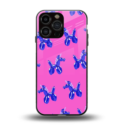 Unicorn back phone cover | glass case for iphone 16 pro max