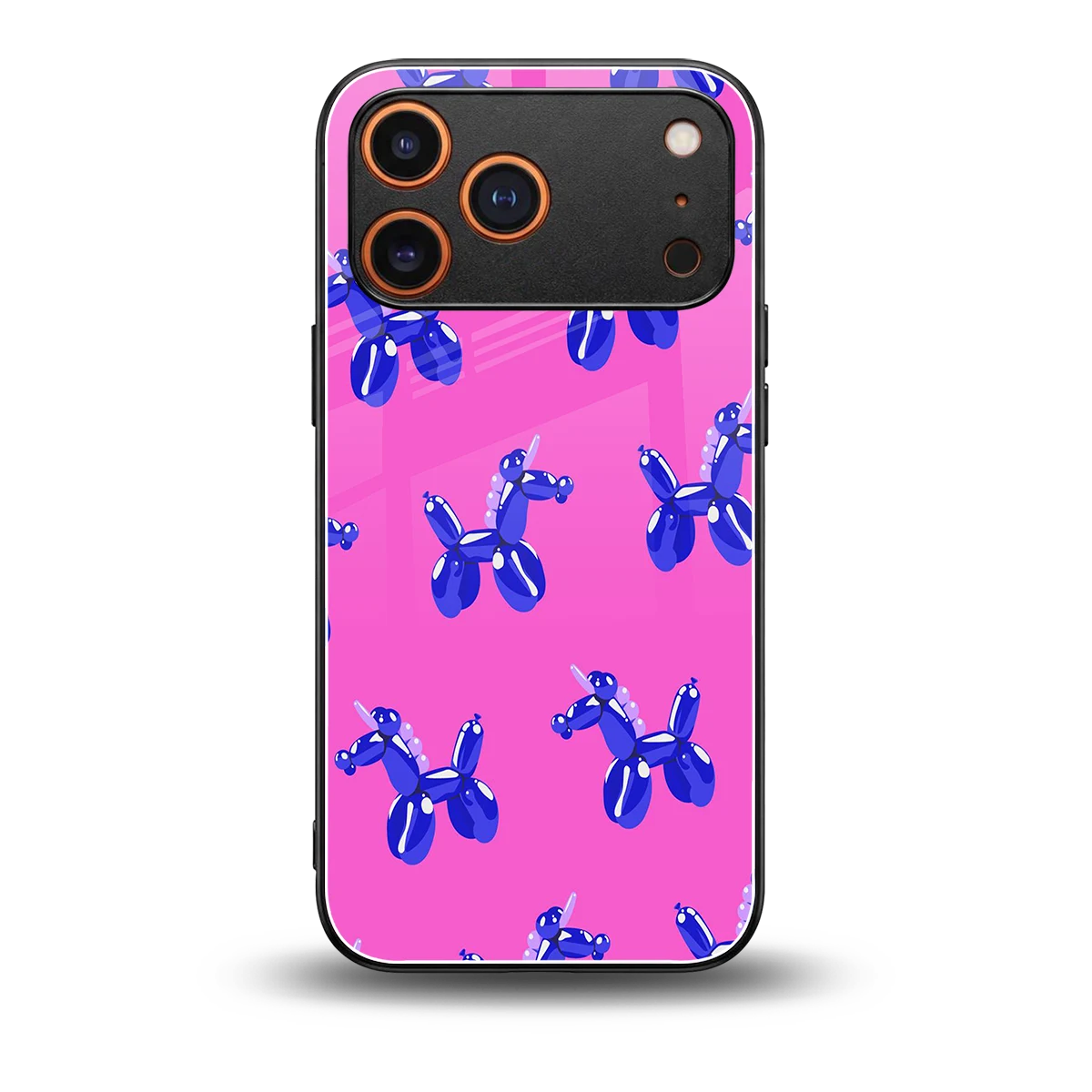 Unicorn back phone cover | glass case for iphone 17 pro