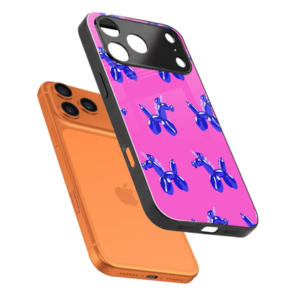 Unicorn sleek iphone 17 pro cover with tempered glass back and TPU edges