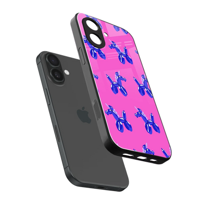 Unicorn sleek iphone 17 cover with tempered glass back and TPU edges