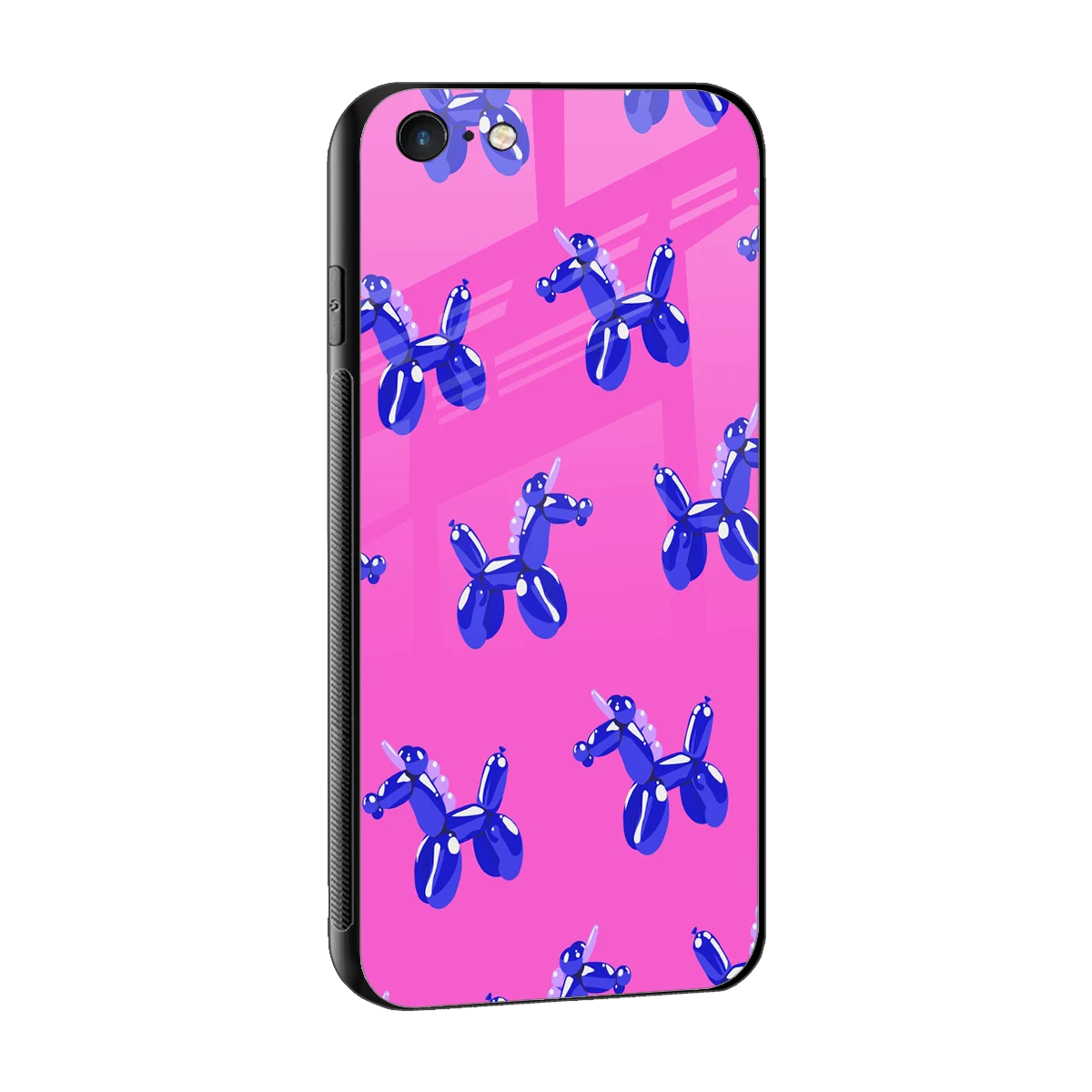 Unicorn sleek iphone 6 cover with tempered glass back and TPU edges