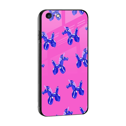 Unicorn sleek iphone 6s plus cover with tempered glass back and TPU edges