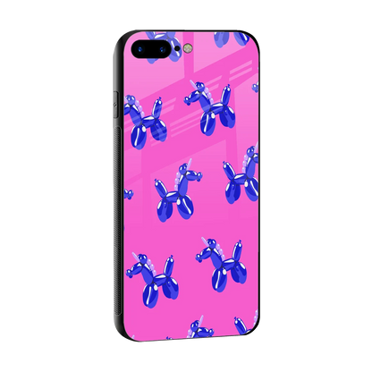 Unicorn sleek iphone 8 plus cover with tempered glass back and TPU edges