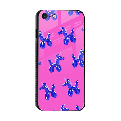 Unicorn sleek iphone 7 cover with tempered glass back and TPU edges
