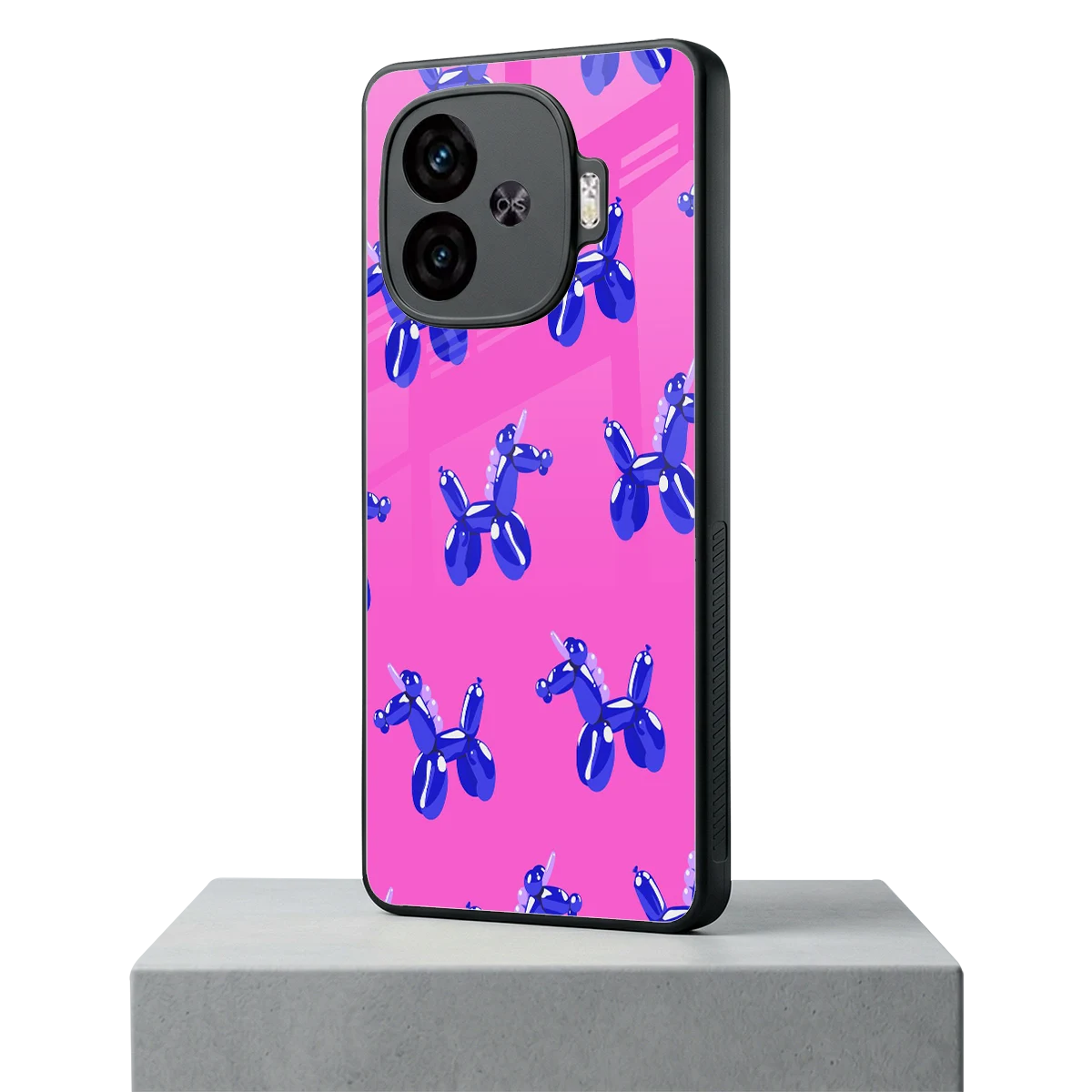Unicorn iqoo neo 10r 5g mobile cover | shockproof glass phone case
