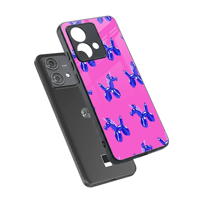 Unicorn sleek motorola edge 40 neo 5g cover with tempered glass back and TPU edges