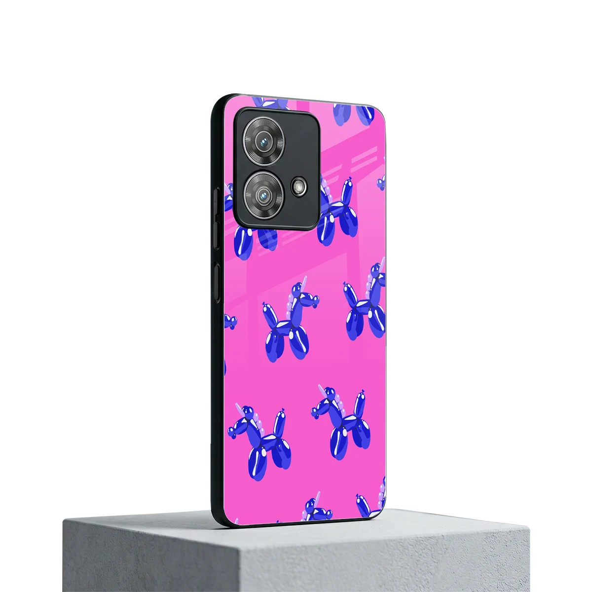 Unicorn motorola edge 40 neo 5g mobile cover | shockproof glass phone case
