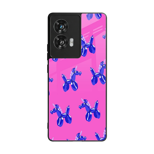 Unicorn back phone cover | glass case for motorola edge 50 fusion