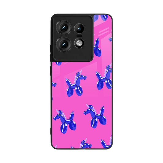 Unicorn back phone cover | glass case for motorola edge 50 pro