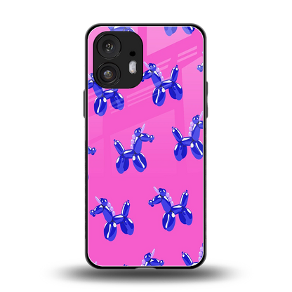 Unicorn back phone cover | glass case for nothing phone 2