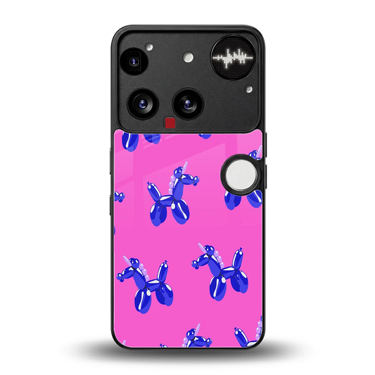 Unicorn back phone cover | glass case for nothing phone 3