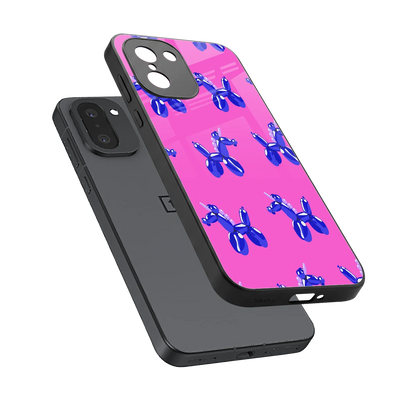Unicorn sleek oneplus 15r cover with tempered glass back and TPU edges