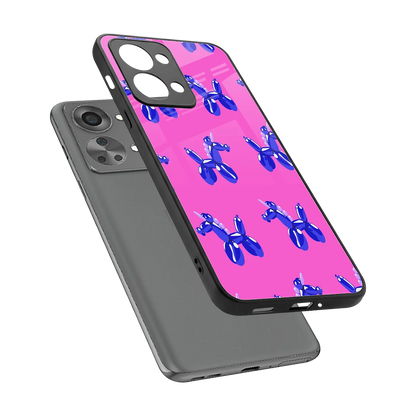 Unicorn sleek oneplus nord 2t cover with tempered glass back and TPU edges