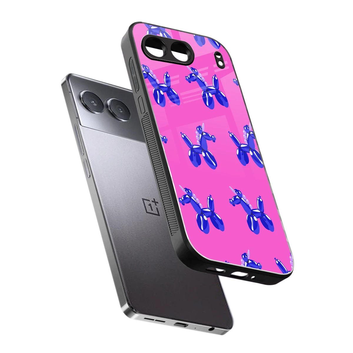 Unicorn sleek oneplus nord 4 cover with tempered glass back and TPU edges