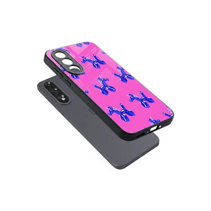 Unicorn sleek oneplus nord 5 cover with tempered glass back and TPU edges