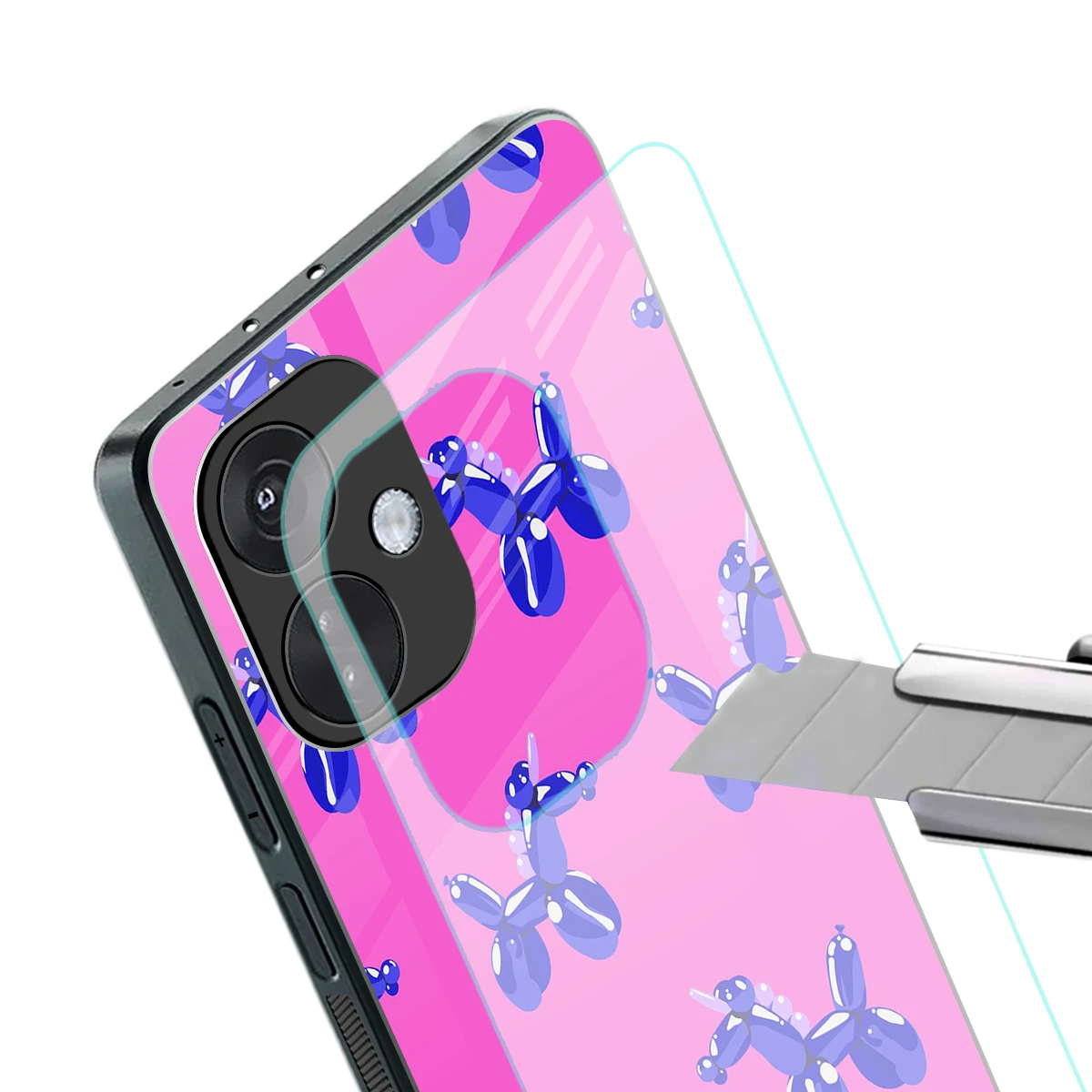 Unicorn stylish phone case for oneplus nord ce 3 | glossy glass and slim fit