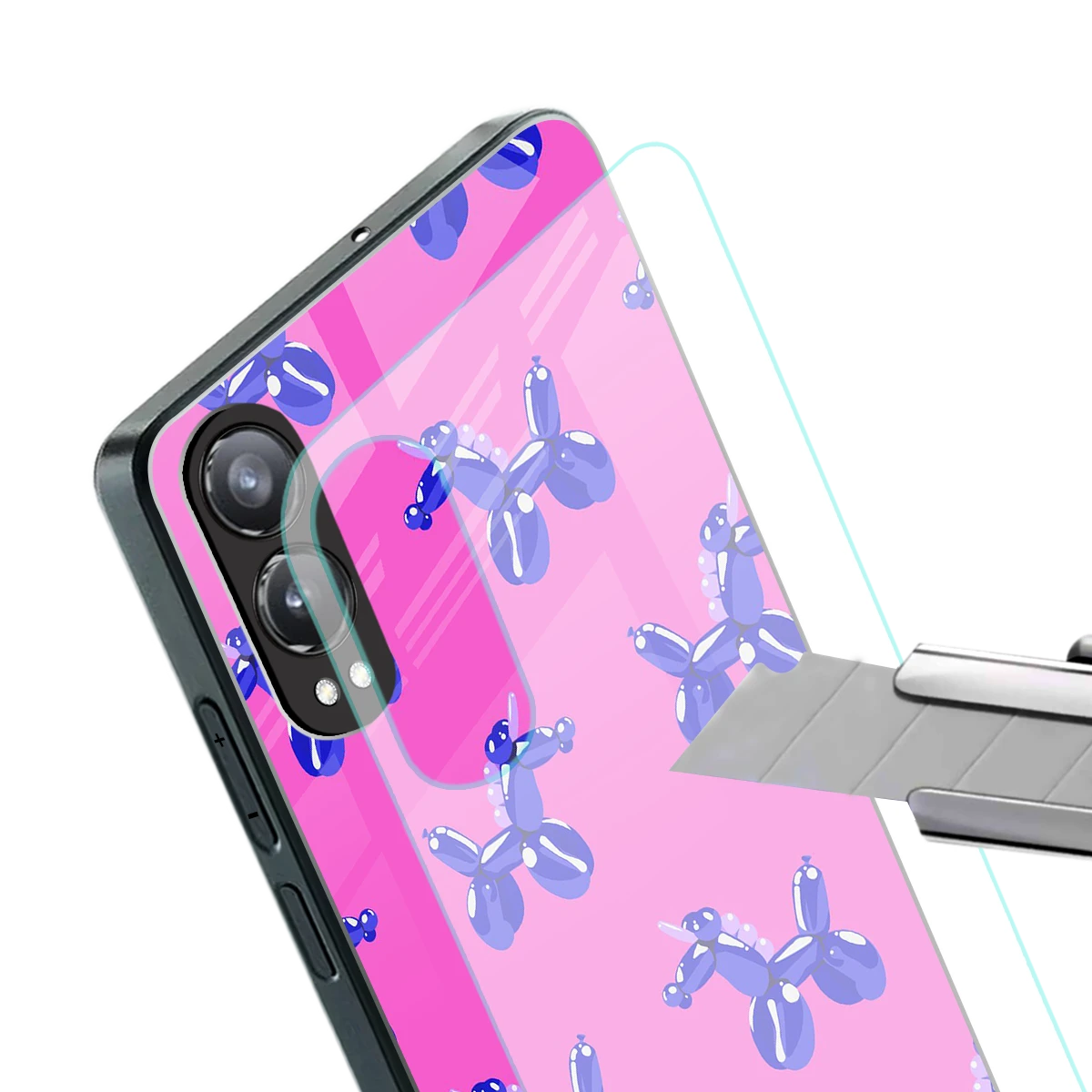Unicorn stylish phone case for oneplus nord ce 4 lite | glossy glass and slim fit