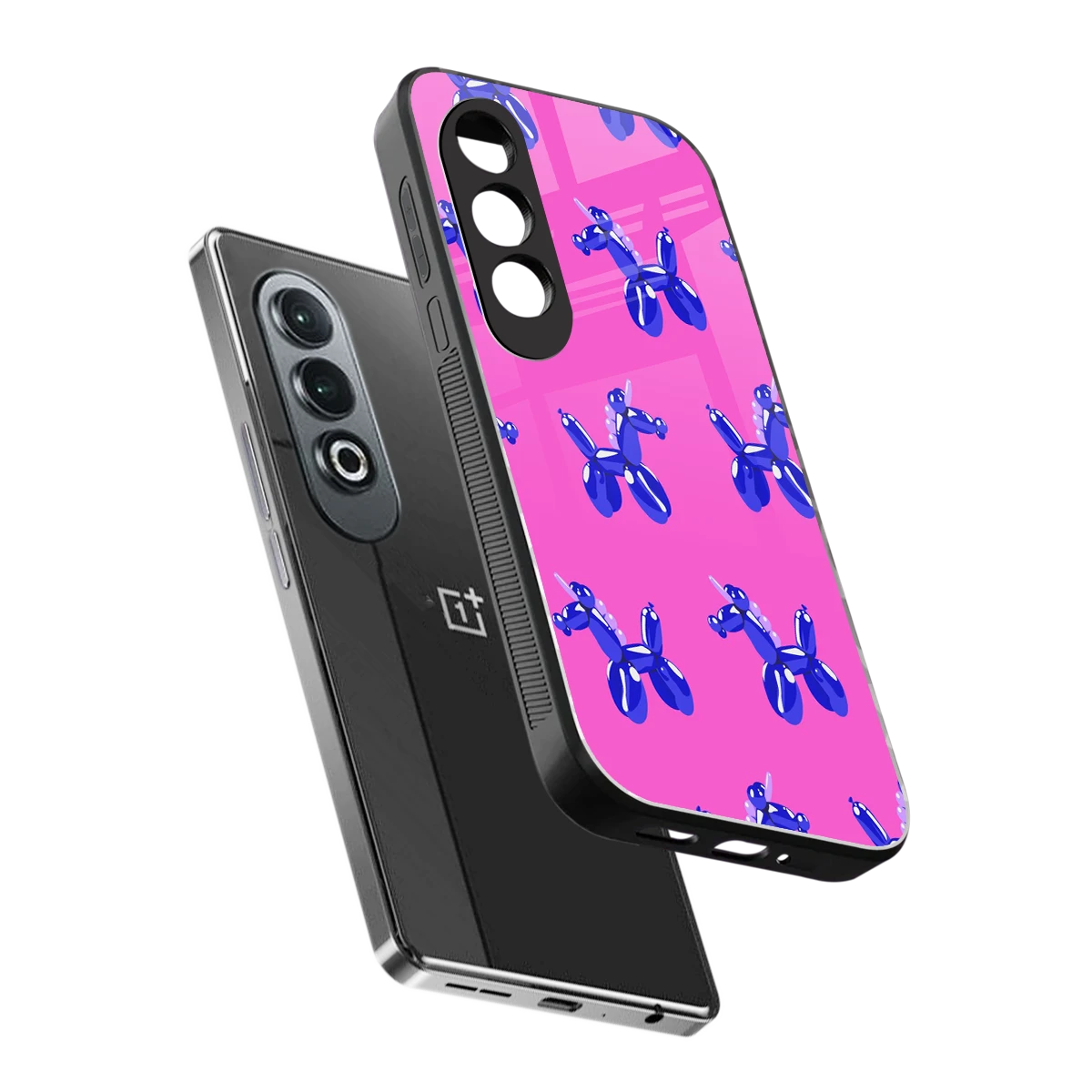 Unicorn sleek oneplus nord ce 4 cover with tempered glass back and TPU edges