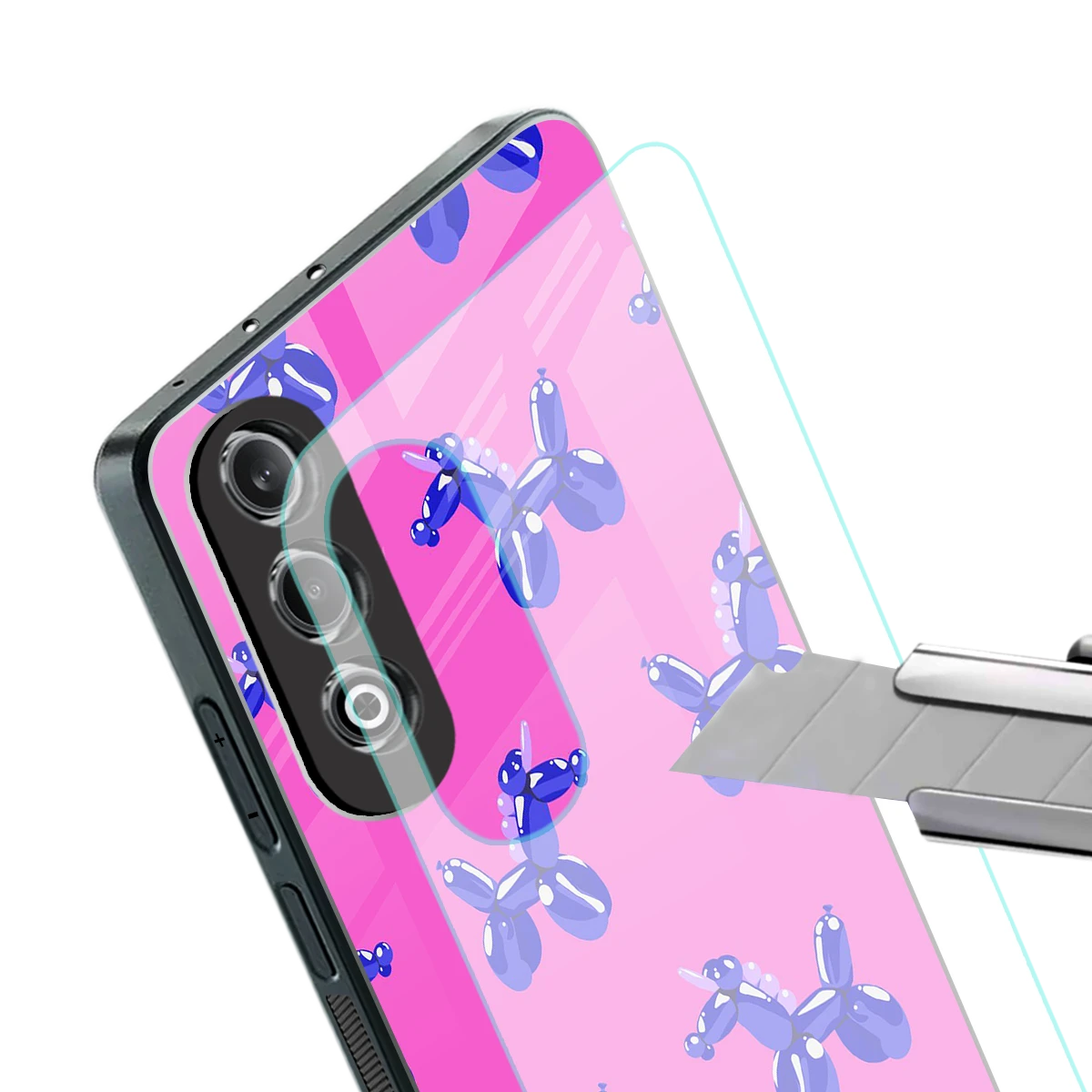Unicorn stylish phone case for oneplus nord ce 4 | glossy glass and slim fit