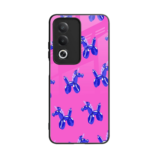 Unicorn back phone cover | glass case for oppo a3 pro