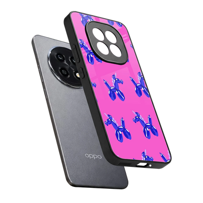 Unicorn sleek oppo f29 pro 5g cover with tempered glass back and TPU edges