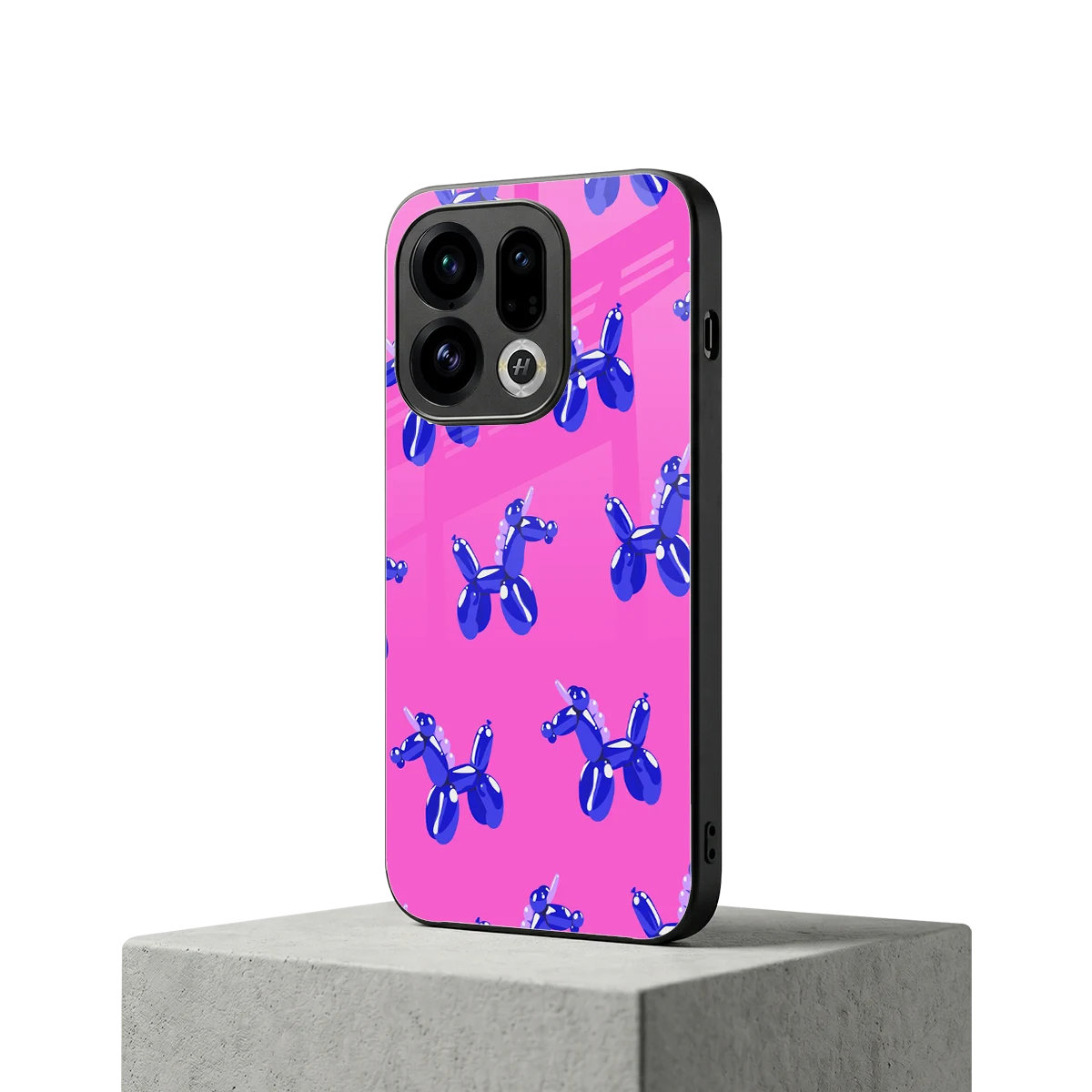 Unicorn oppo find x9 mobile cover | shockproof glass phone case
