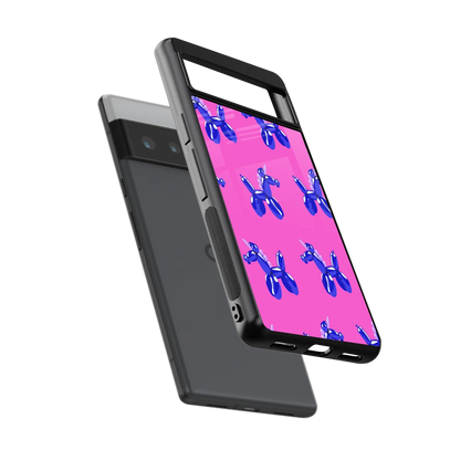 Unicorn sleek google pixel 6 pro cover with tempered glass back and TPU edges