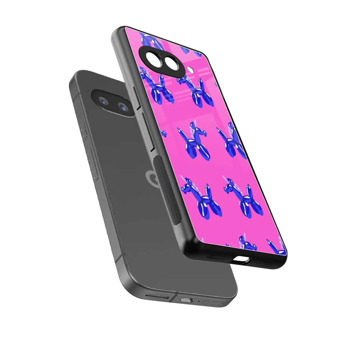 Unicorn sleek google pixel 10a cover with tempered glass back and TPU edges