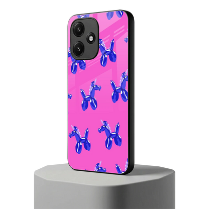 Unicorn redmi 12 5g mobile cover | shockproof glass phone case